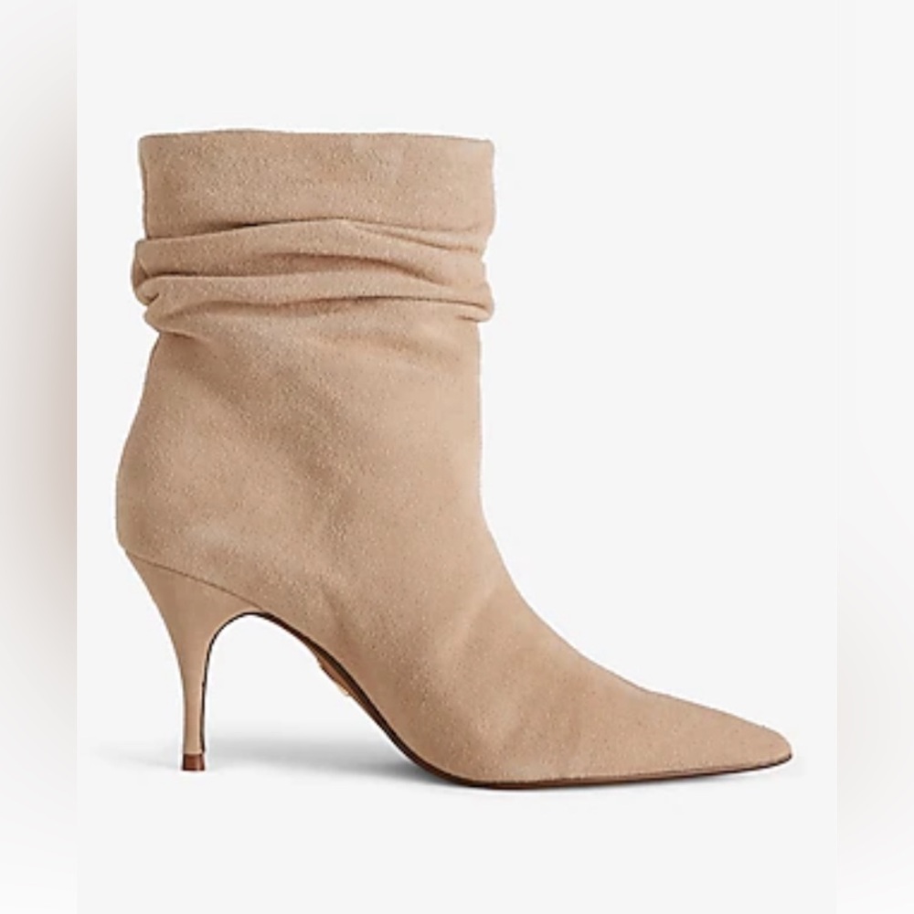 Brian Atwood x Express Suede Slouch Thin Heeled Boots
Color: Foundation Size: 6